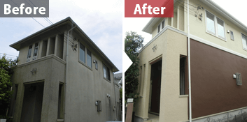 外壁・屋根塗装リフォーム事例