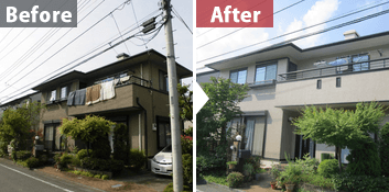 外壁・屋根塗装リフォーム事例