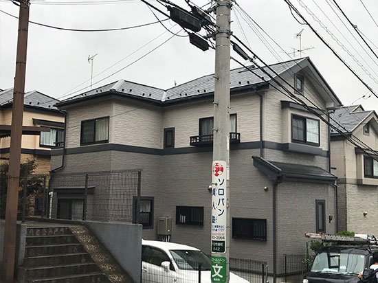 外壁塗装、屋根塗装工事 施工後